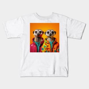 Hipster Meerkats 2 Kids T-Shirt